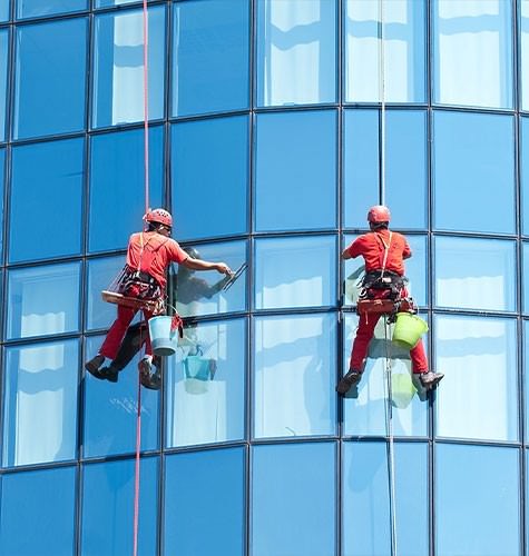 Мытье фасадов промальпинистами в Белебее